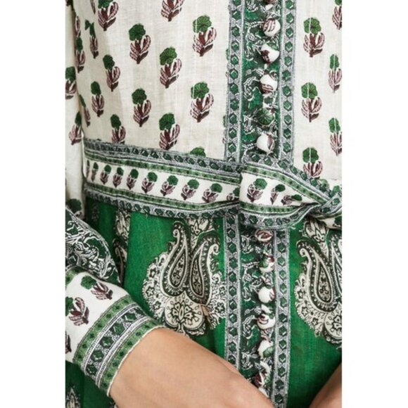 Zimmermann Green Embroidery Mini Dress - Picture 5 of 9